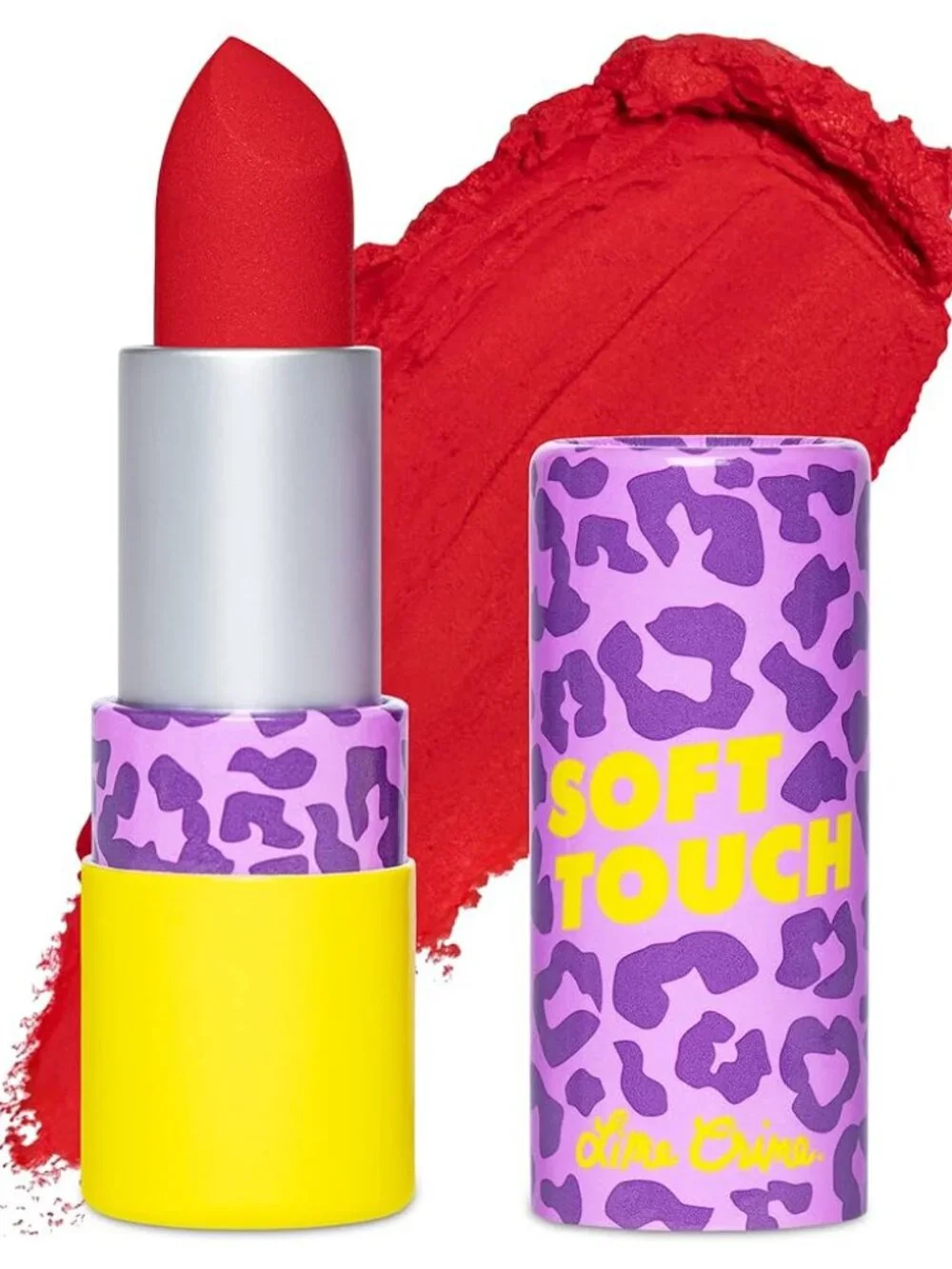 RARE Lime Crime Soft Touch Lipstick - Radical Red
